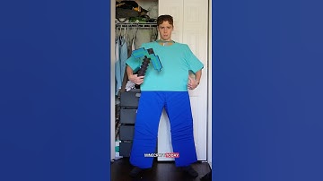 I turned myself into Steve from Minecraft…