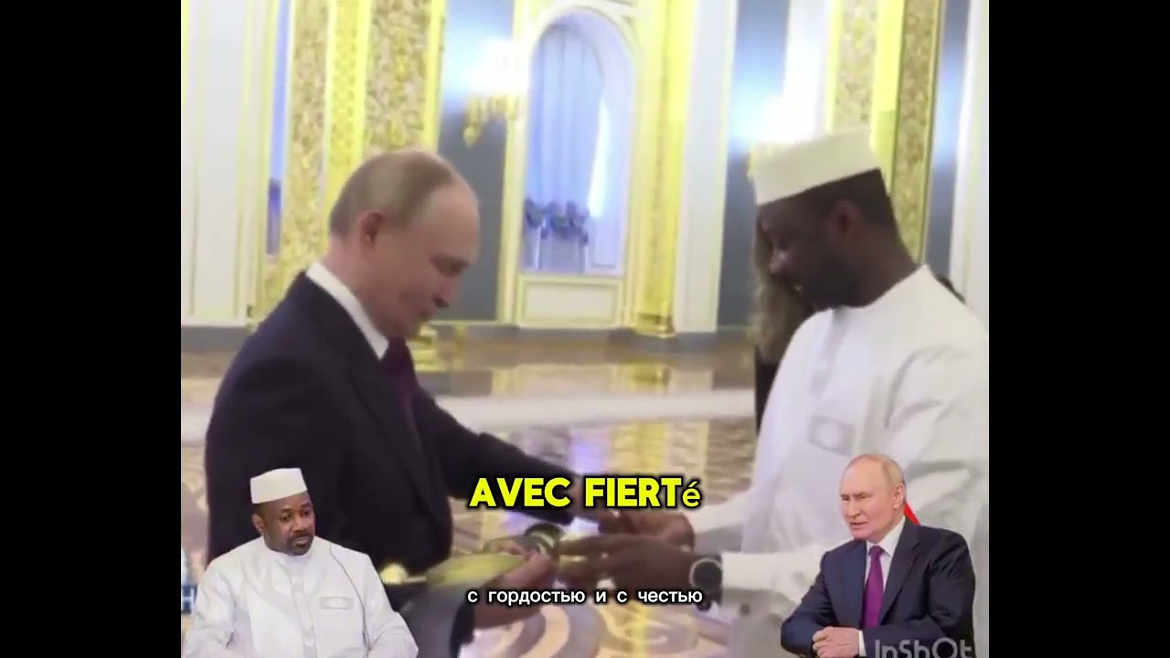 Mali's President Goïta Gifts Tuareg Sword to Putin: "Neutralize All Enemies!"