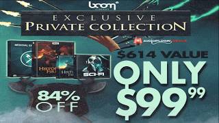 84% OFF Exclusive Private Bundle by BOOM Library