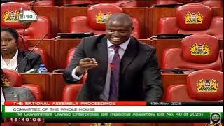 THIS MAN! Total Silence as Ndindi Nyoro Drops Brilliant Wisdom in Parliament