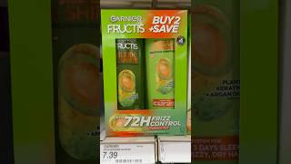 Garnier Fructis Bye 2 + SAVE  up to 72 h Frizz Control  Target Shopping  Hair Style Fashion