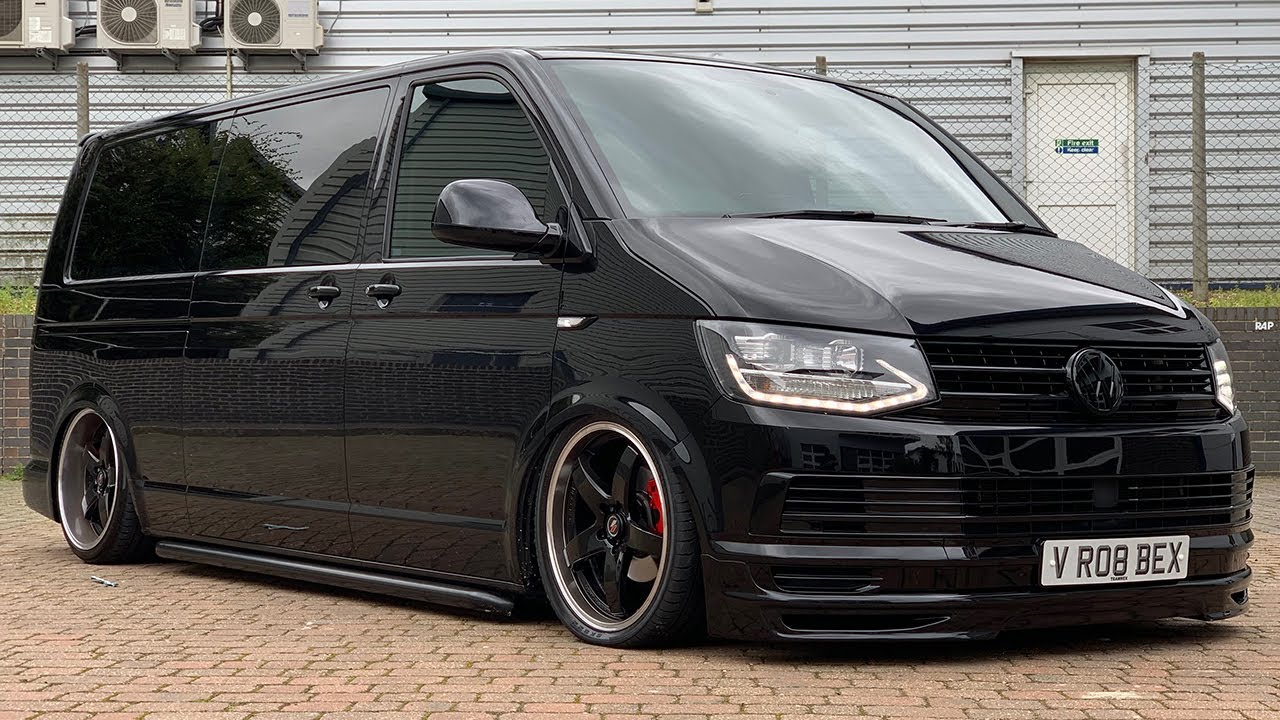 This Bagged Lwb Vw T6 Transporter Is The Ultimate Family Daily Driver!! - Youtube