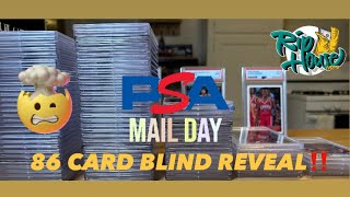 86 CARD PSA BLIND REVEAL‼️I CANT BELIEVE SOME OF THESE GRADES 👀🤯