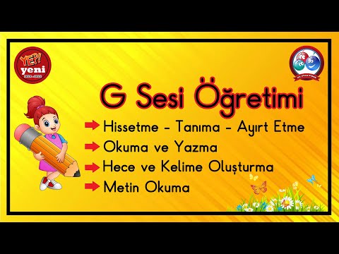 G Sesi Öğretimi ve ELAKİNOMUTÜYÖRIDSBZÇG Ses Birleştirme Etkinlikleri | Dik Temel Harfler (1. Sınıf)