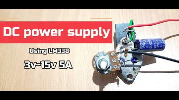 This video is about a Variable DC power supply using LM338K.