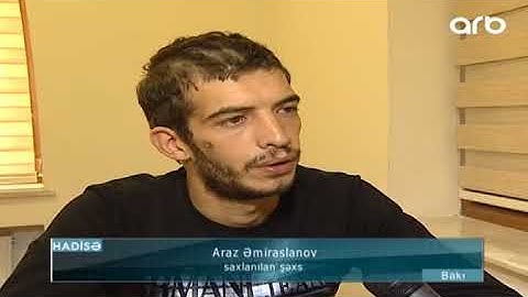 Bakıda çanta oğrusu saxlanıldı - ARB TV