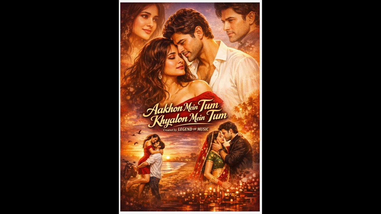 Aakhon mein tum khyalon mein tum. 