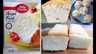 Angel Food Cake Mix Test