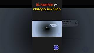 MS PowerPoint లో How to design Categories | 1 Minute Shortcut Trick Part 7 | Tech Talks With Raju