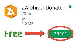 How to download ZARCHIVER Donate in Android for free (Hindi)