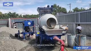 How Does The Concrete Mixer With Pump Work?