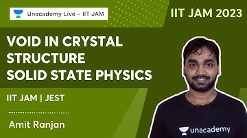 Void In Crystal Structure | Solid State Physics | IIT JAM | JEST | Amit Ranjan