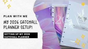 Plan met mij | Mijn Catchall Planner-instellingen voor 2026!
