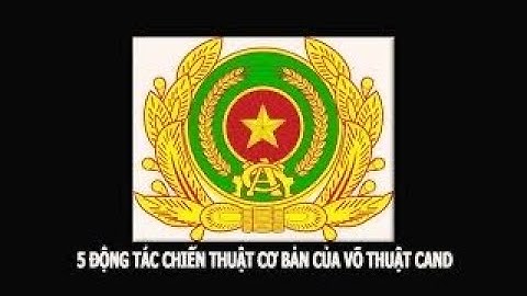 Các động tác chiến thuật của võ CAND