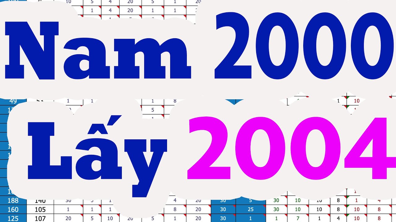 Nam 2000 vs 2004 PHẢI ĐI BƯỚC NỮA !