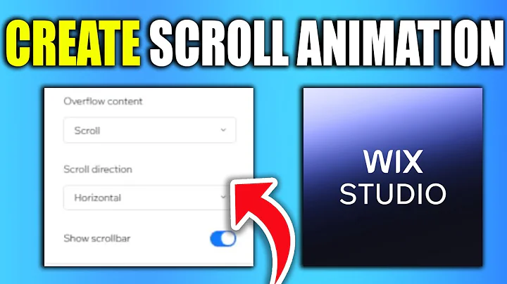 How To Create Horizontal Scroll Animation On Wix Studio - New Method