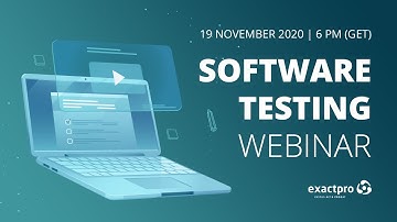 Software Testing Webinar