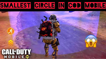 SMALLEST CIRCLE EVER IN COD MOBILE | Trolling A Bot In The Final Circle