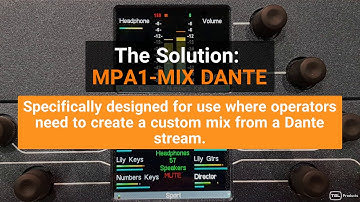 Canal+ Factory Installs MPA1 Mix Dante