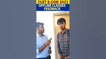 CUET B.COM OFFLINE CLASSES | FEEDBACK | BY  PRABHU SIR