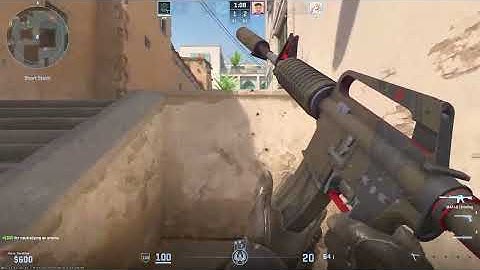 💥 1v4 A-Site Clutch on Dust II 💥#CS2 #CounterStrike2 #Clutch #4K #GamingShorts #Dust2 #M4A1S