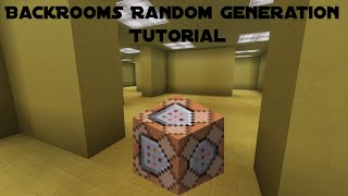 Backrooms Random Generation Command Block Tutorial - Minecraft Bedrock - NO MODS NEEDED screenshot 3
