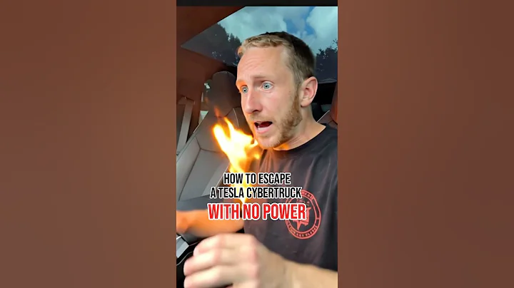 This is how you escape a Tesla Cybertruck with no power