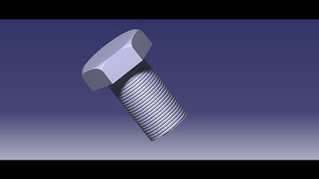 Catia V5| Tutorial| How to make threads in bolt