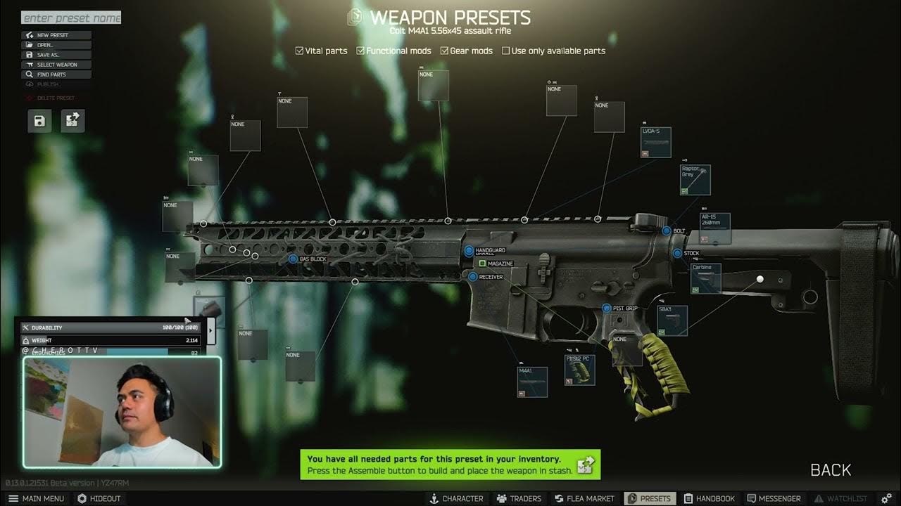 New gunsmith part 7 m4a1 mechanic quest escape from tarkov 0 13