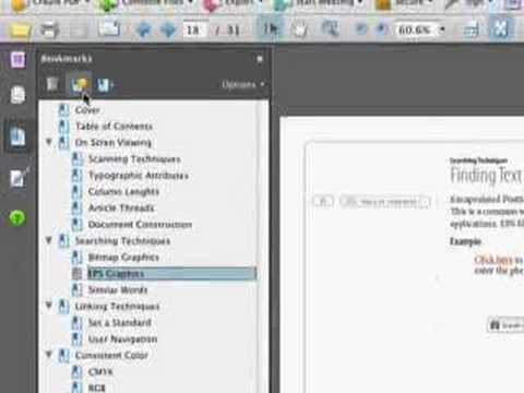 Quick Tour: Acrobat 8 interface
