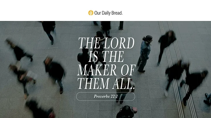 Equal Before God | Audio Reading | Our Daily Bread Devotional | December 15, 2023