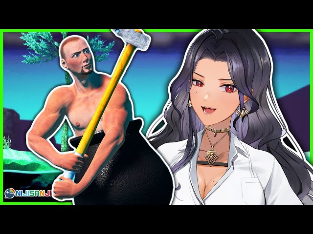 【GETTING OVER IT】SPEED RUN IN ONE GO! TRUST!✋😎【NIJISANJI EN | Scarle Yonaguni】のサムネイル