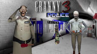 Granny 3 Train Escape full gameplay | inspector Grandpa aur Hawaldar Granny mode