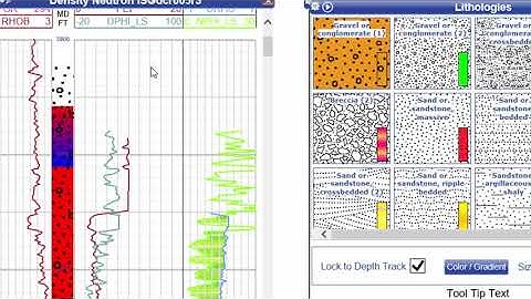 Adding Lithologies to your logs