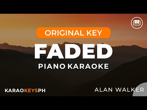 Faded - Alan Walker (Piano Karaoke)