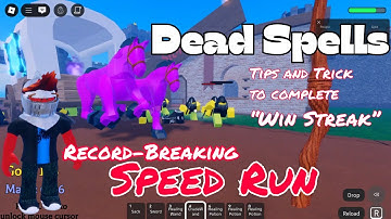 Speed-Running: answer to "Streak Win" Quest: 49.23 Record & Insanely tight escape (No Mana left)!