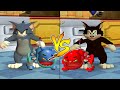 Tom and jerry in war of the whiskers tom vs robot cat vs butch vs robot cat master difficulty