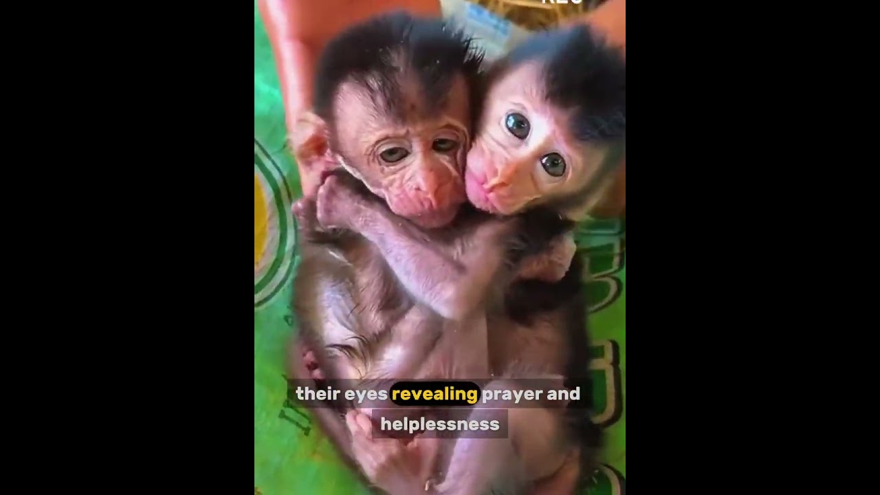 Душераздирающий выбор матери-обезьяны: оставить своих детенышей с добрым незнакомцем