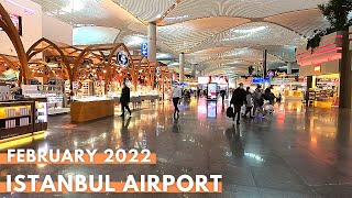 ISTANBUL AIRPORT 2022 WALKING TOUR | ONE OF THE BIGGEST AIRPORTS AROUND THE WORLD | 4K UHD 60FPS