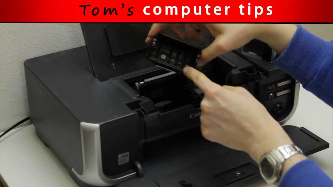 TCT How to remove and clean Canon Printhead YouTube