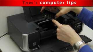 tct - how to remove and clean canon printhead