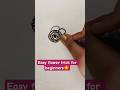 Simple And Beautiful Flower Design#explore #flower #design #mehndi #artist🏵️#mehndi.