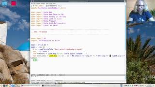 The IO monad, and running programs