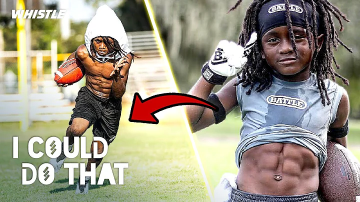 10-Year-Old Blaze Worlds FASTEST Football Prodigy ...