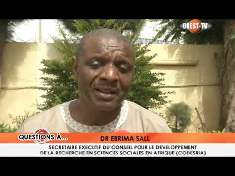 Questions to Dr Ebrima Sall / CODESRIA