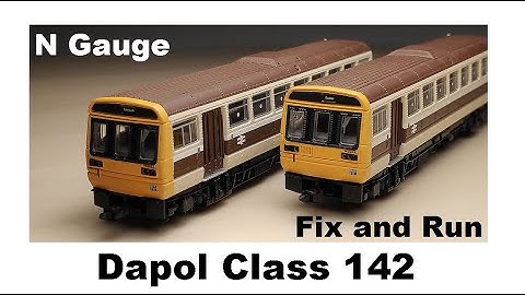 Dapol Class 142 Fix and Run N Gauge