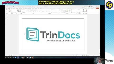AP Automation as Unique as You with Pre-Built GP Integrations - Presented by Trindocs