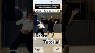 Yeh dil teri ankhon me dooba😍Dance Steps Tutorial #dance #dancetutorial #shorts #viral #viraldance
