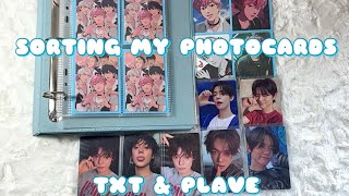 organizing photocards in my binder #52 [txt & plave]