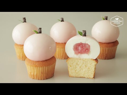 복숭아 치즈케이크 머핀 만들기 : <strong>Peach</strong> Cheesecake Muffins Recipe | Cooking <strong>tree</strong>